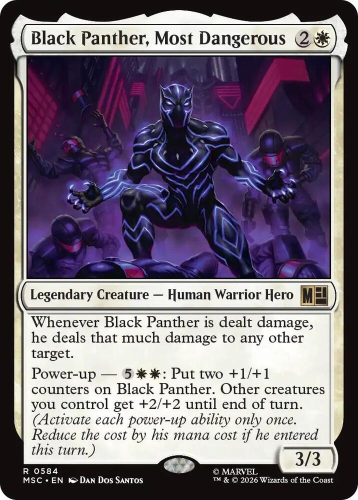 Black Panther, Most Dangerous | Commander: Marvel Super Heroes #584