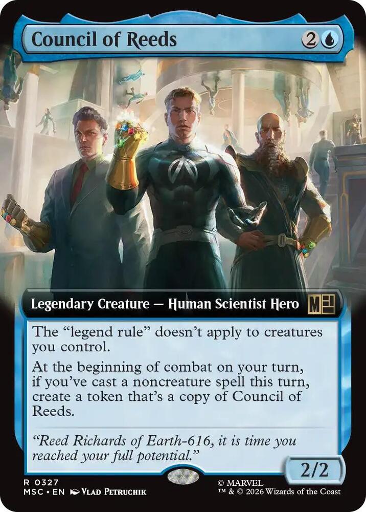Council of Reeds (Extended Art) | Commander: Marvel Super Heroes #327