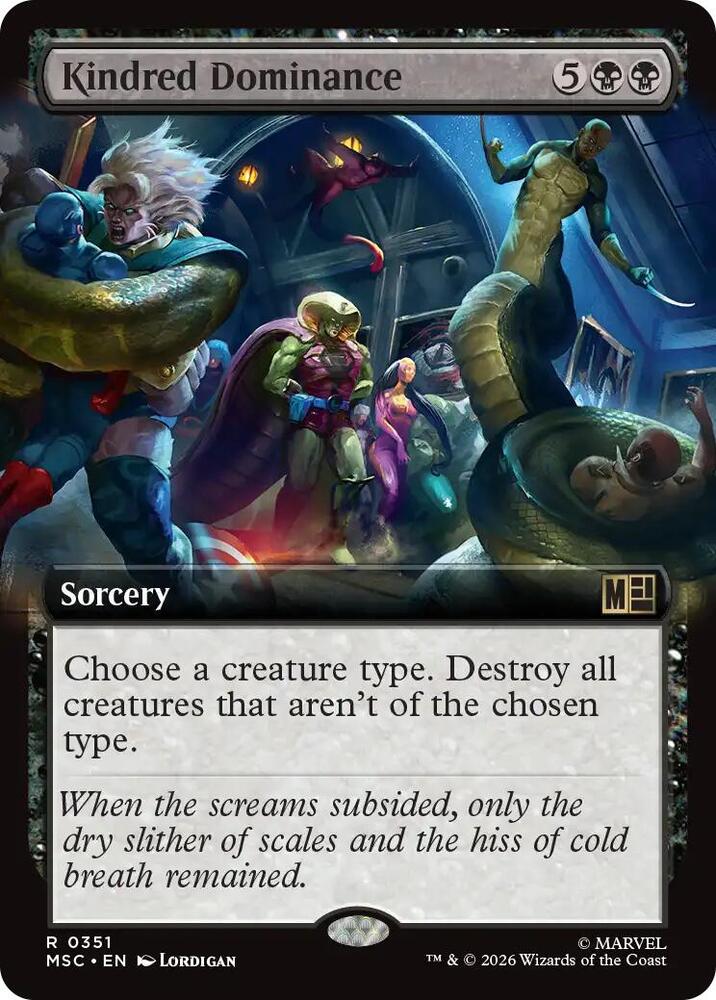 Kindred Dominance (Extended Art) | Commander: Marvel Super Heroes #351