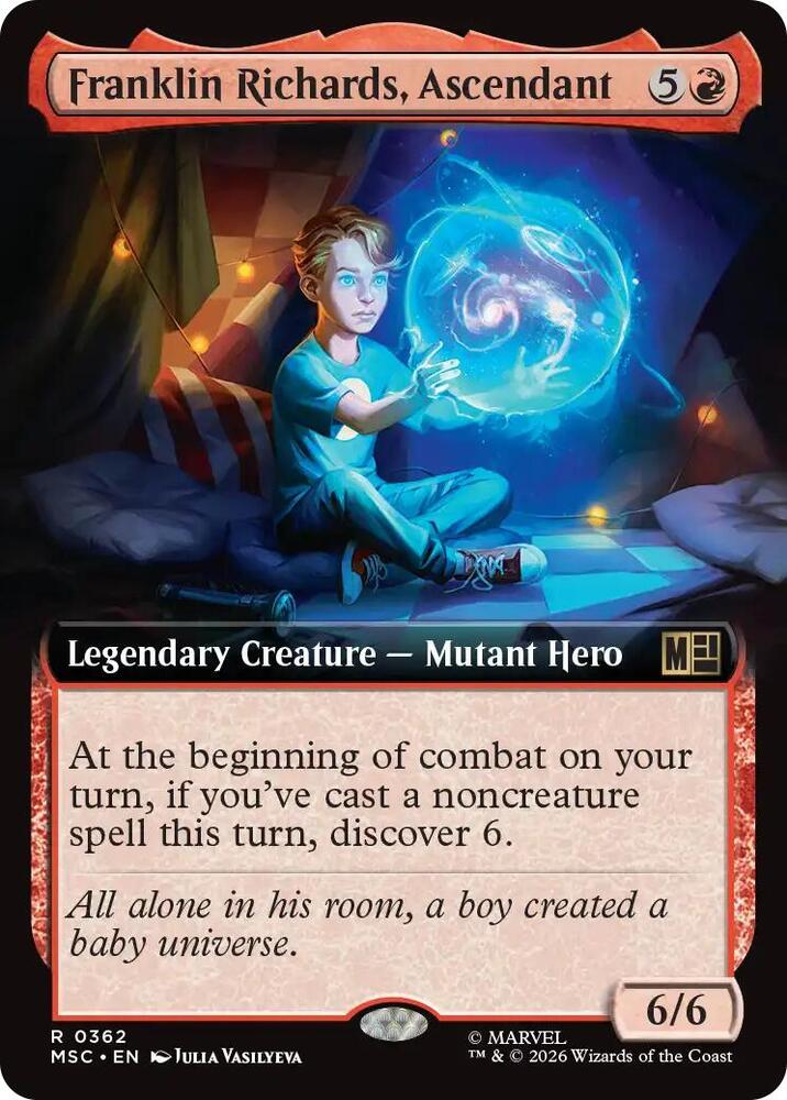 Franklin Richards, Ascendant (Extended Art) | Commander: Marvel Super Heroes #362