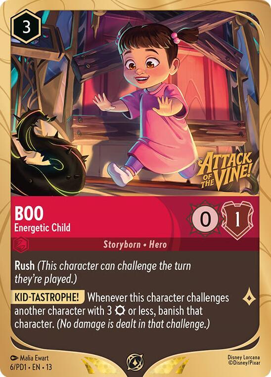 Boo - Energetic Child | Disney Lorcana Promo Cards #6