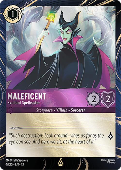 Maleficent - Exultant Spellcaster | Disney Lorcana Promo Cards #4