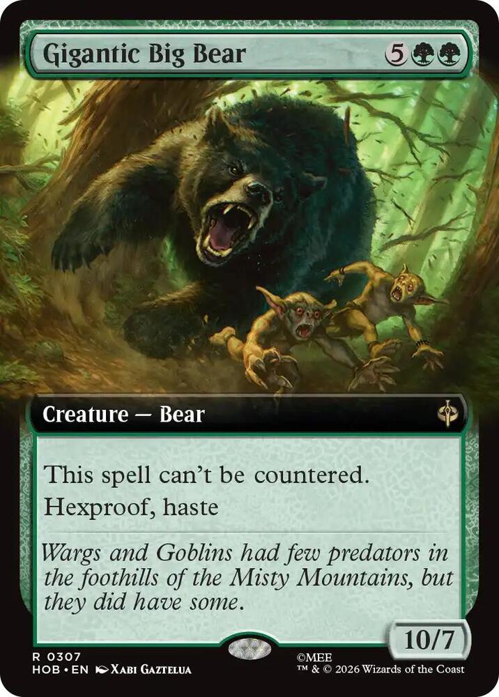 Gigantic Big Bear (Extended Art) | The Hobbit #307