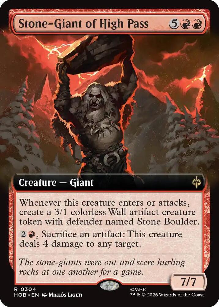 Stone-Giant of High Pass (Extended Art) | The Hobbit #304