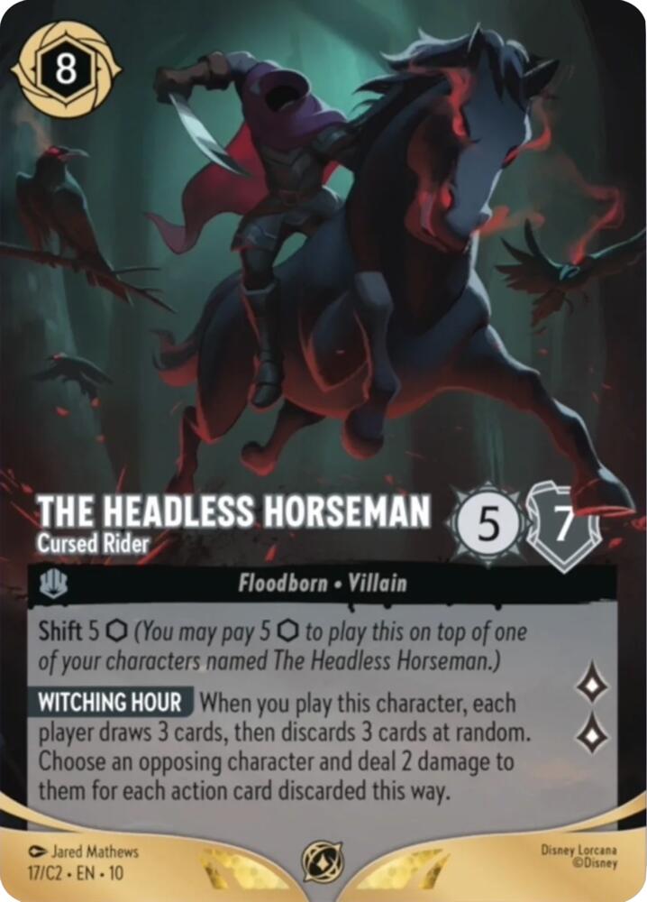 The Headless Horseman - Cursed Rider | Disney Lorcana Promo Cards #17