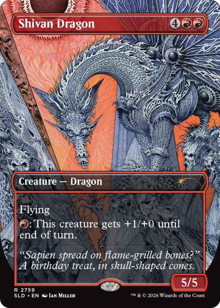 Shivan Dragon (2759) | Secret Lair Drop Series #2759