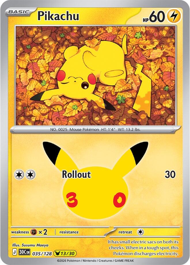 Pikachu - 035/128 | ME: 30th Celebration #035/128