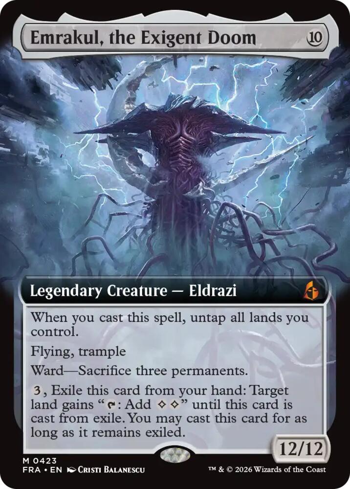 Emrakul, the Exigent Doom (Extended Art) | Reality Fracture #423