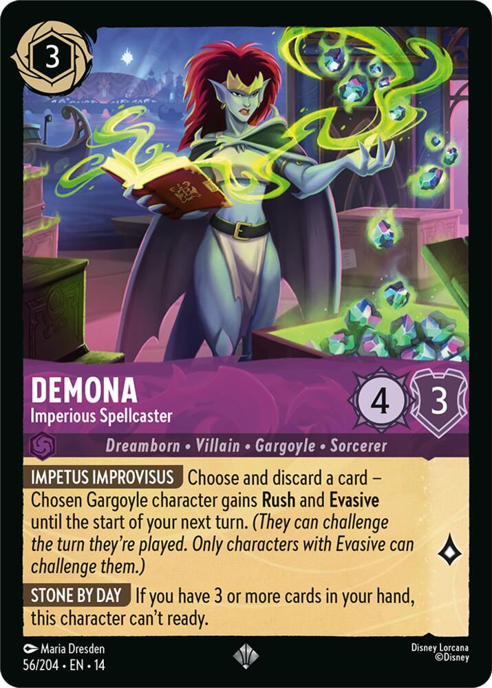 Demona - Imperious Spellcaster | Hyperia City #56/204