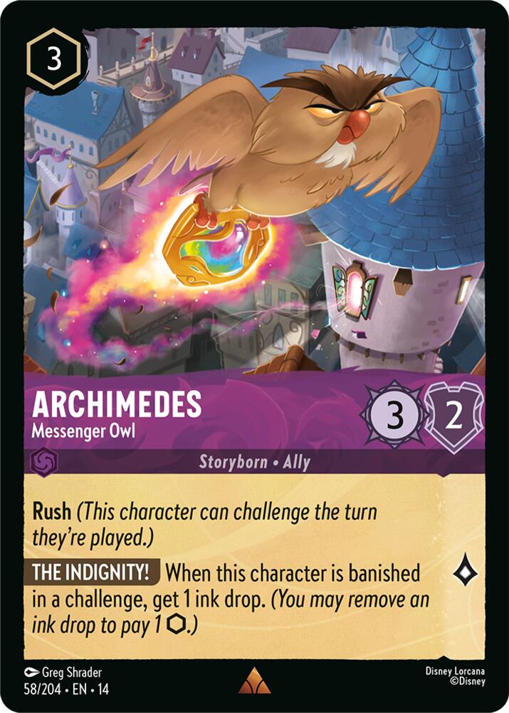 Archimedes - Messenger Owl | Hyperia City #58/204