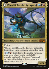 Nicol Bolas, the Ravager // Nicol Bolas, the Arisen | Core Set 2019 #218