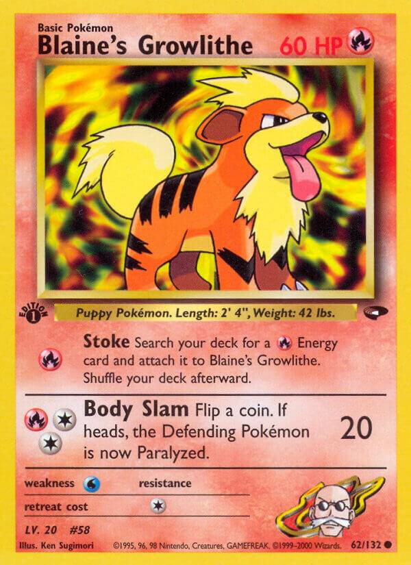 Blaine's Growlithe | Gym Challenge #062/132
