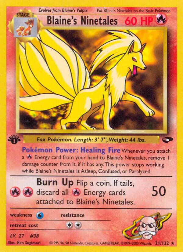 Blaine's Ninetales | Gym Challenge #021/132