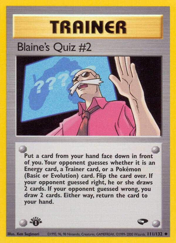Blaine's Quiz #2 | Gym Challenge #111/132