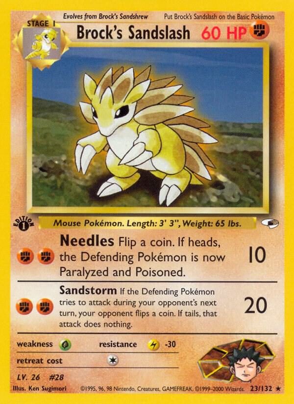 Brock's Sandslash | Gym Heroes #023/132