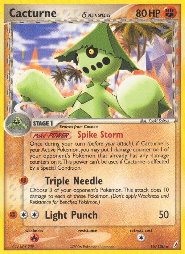 Cacturne (Delta Species) | EX Crystal Guardians #15/100