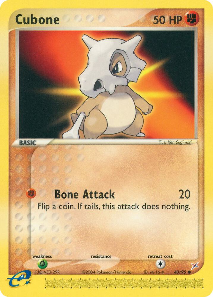 Cubone | Team Magma vs Team Aqua #40/95