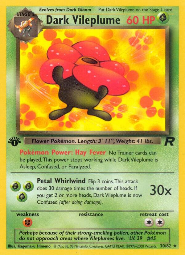 Dark Vileplume (30) | Team Rocket #30/82