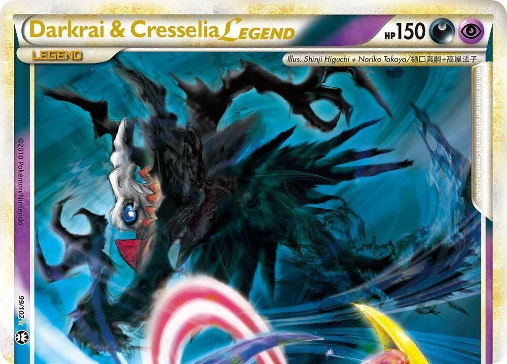 Darkrai & Cresselia Legend (Top) | Triumphant #99/102