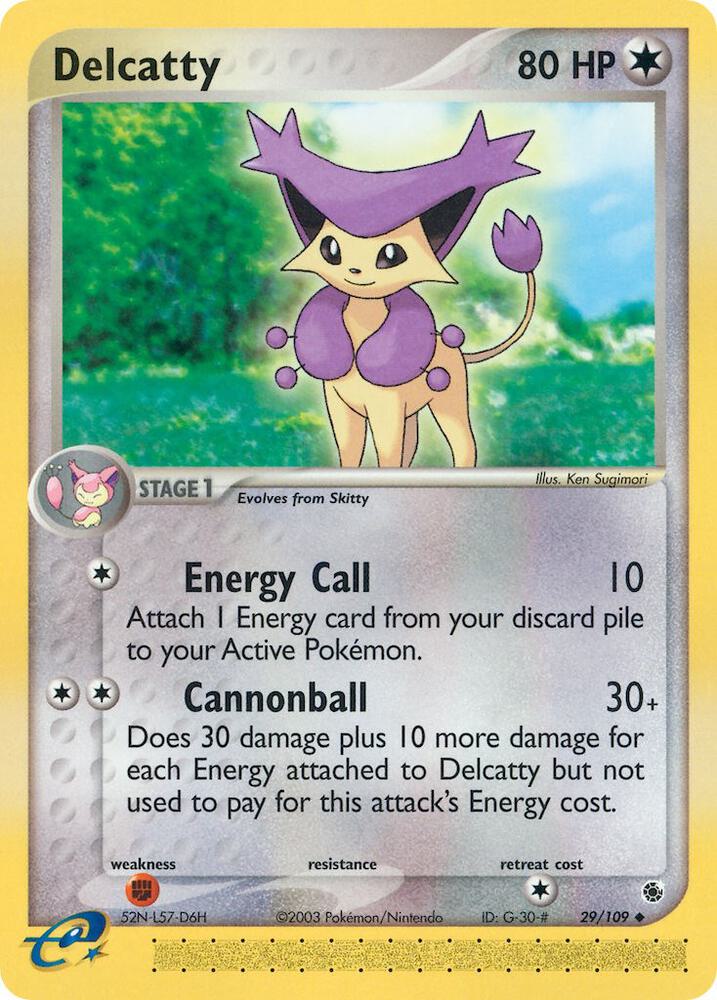 Delcatty - 29/109 | EX Ruby and Sapphire #29/109