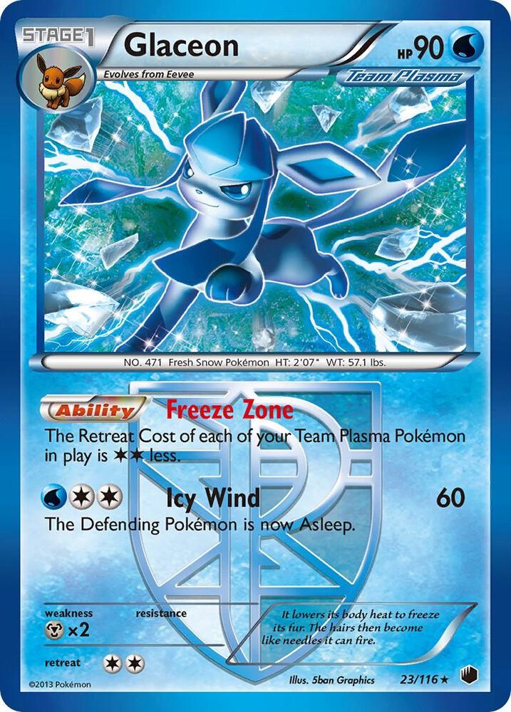 Glaceon (Team Plasma) | Plasma Freeze #23/116