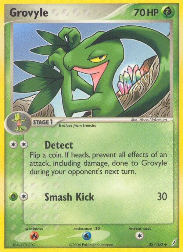Grovyle | EX Crystal Guardians #32/100