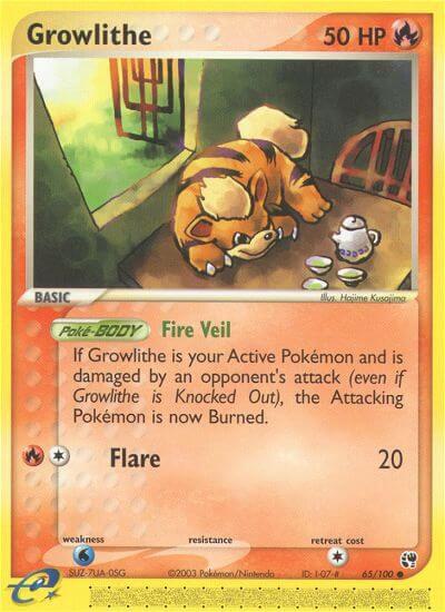 Growlithe | EX Sandstorm #65/100