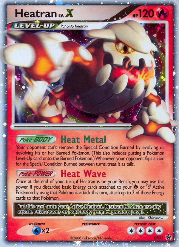 Heatran LV.X - DP31 | Diamond and Pearl Promos #DP31
