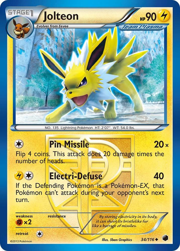 Jolteon (Team Plasma) | Plasma Freeze #34/116