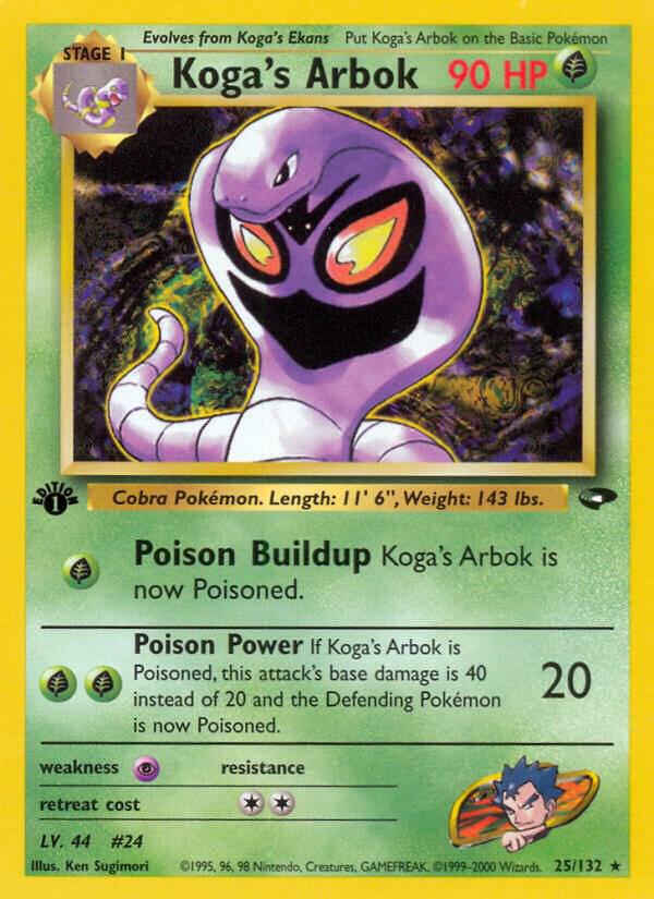 Koga's Arbok | Gym Challenge #025/132