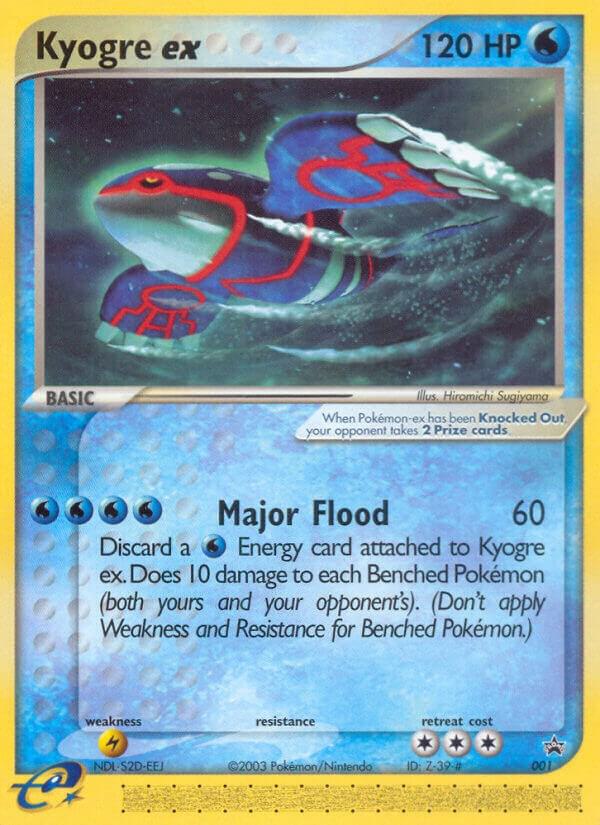 Kyogre ex - 001 (Nintendo Power Magazine) | Nintendo Promos #001