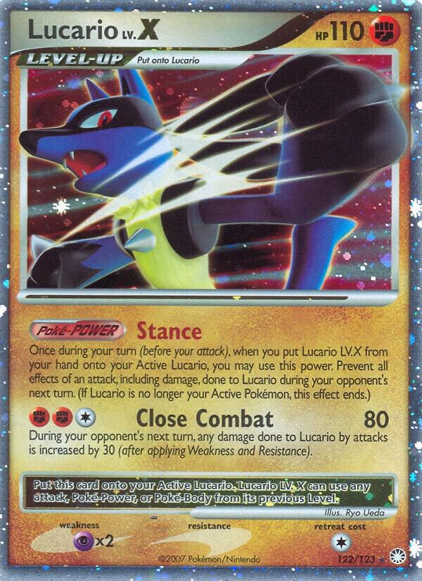 Lucario LV.X | Mysterious Treasures #122/123