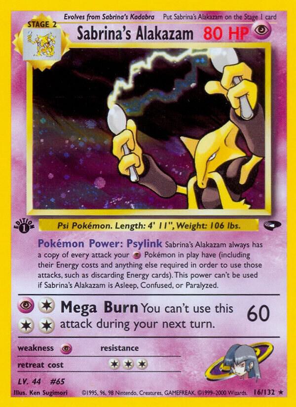 Sabrina's Alakazam | Gym Challenge #016/132
