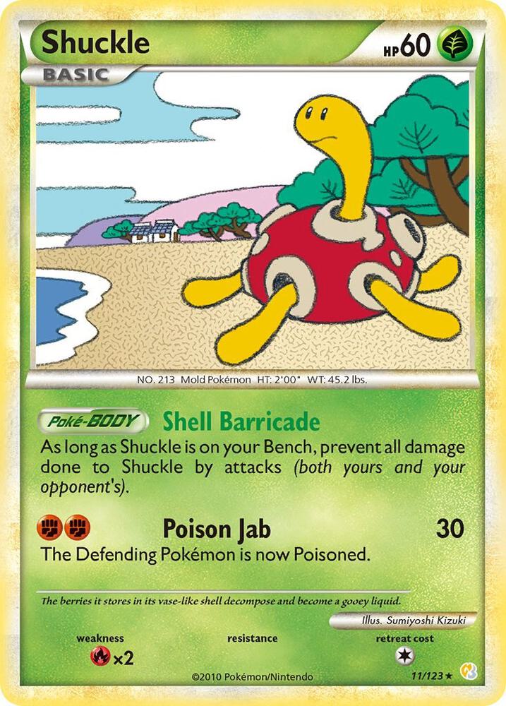 Shuckle | HeartGold SoulSilver #11/123