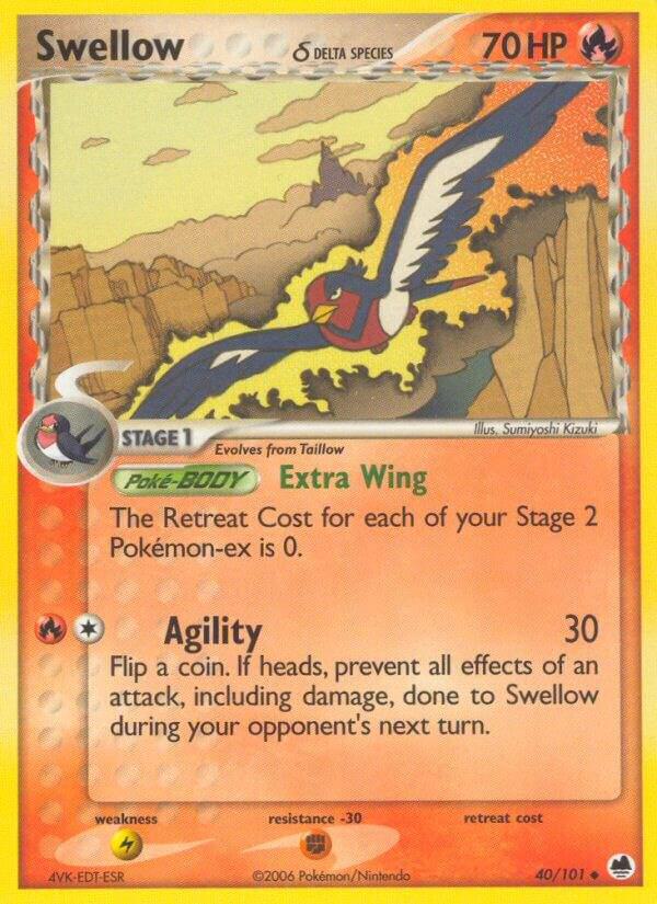 Swellow (Delta Species) | EX Dragon Frontiers #40/101