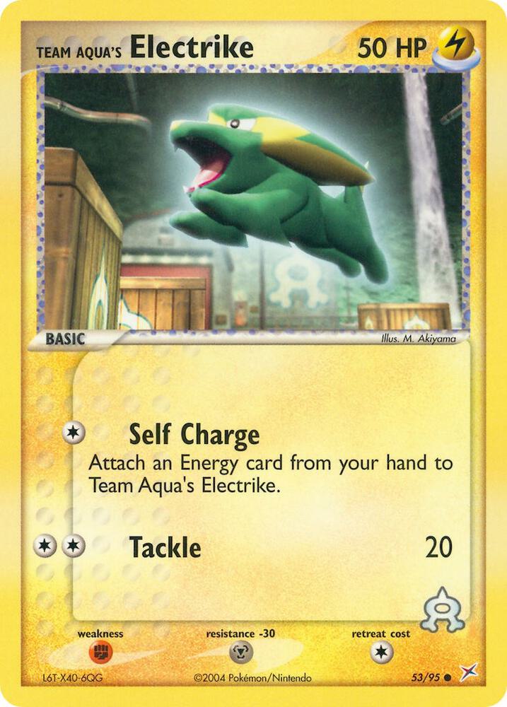 Team Aqua's Electrike - 53/95 | EX Team Magma vs Team Aqua #53/95