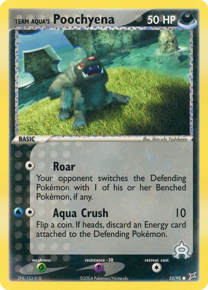 Team Aqua's Poochyena - 55/95 | EX Team Magma vs Team Aqua #55/95
