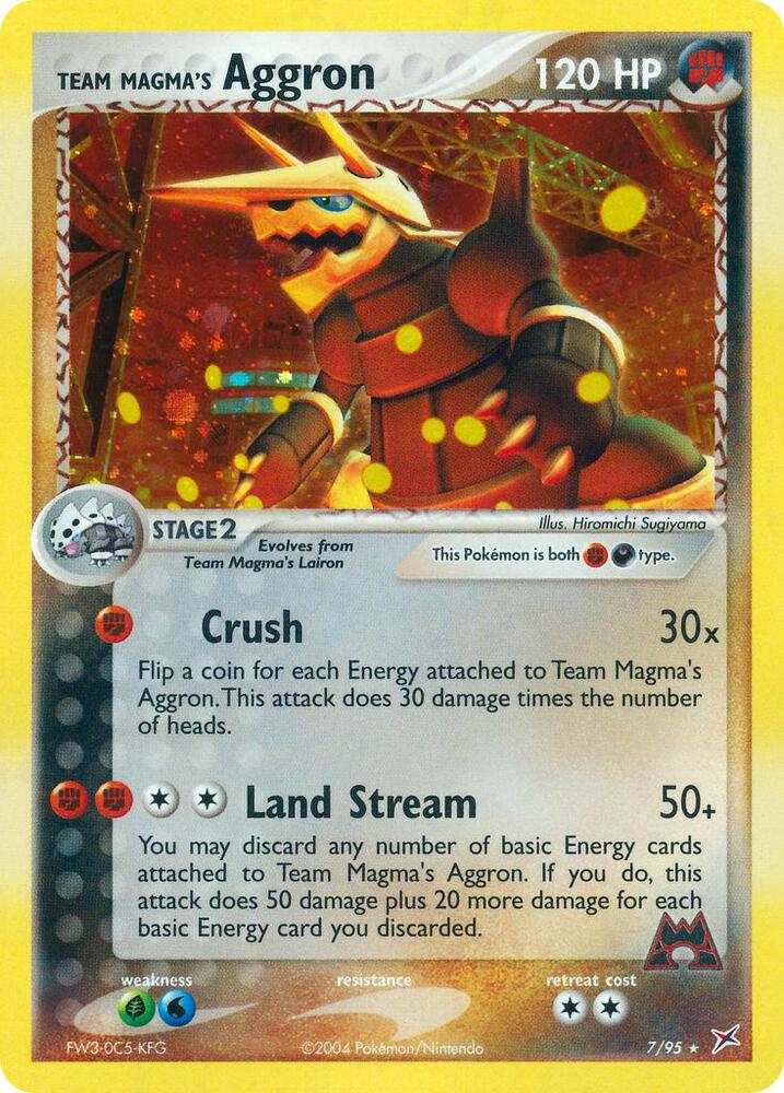 Team Magma's Aggron | Team Magma vs Team Aqua #7/95