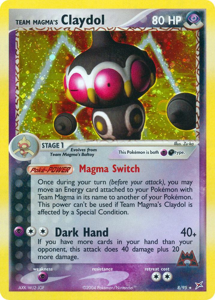 Team Magma's Claydol - 8/95 | EX Team Magma vs Team Aqua #8/95