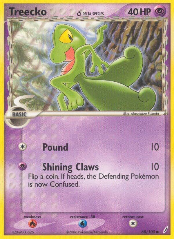 Treecko (Delta Species) | EX Crystal Guardians #68/100