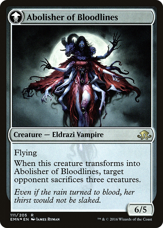 Voldaren Pariah // Abolisher of Bloodlines | Prerelease Cards #111