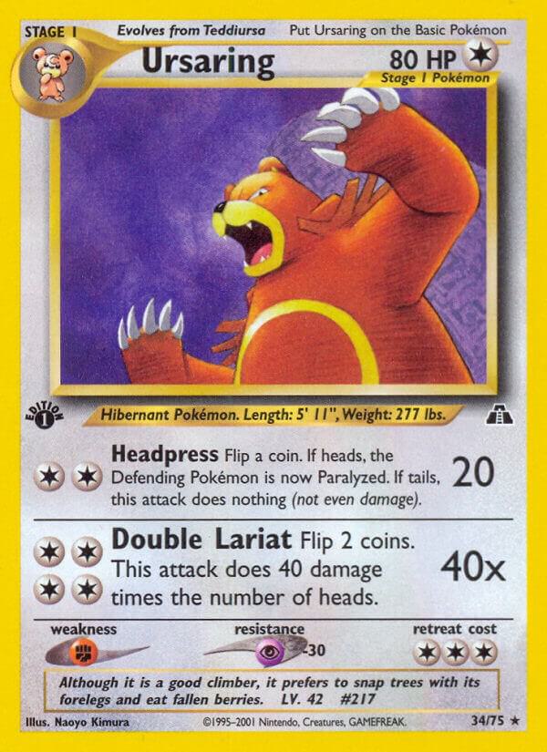 Ursaring (34) | Neo Discovery #34/75
