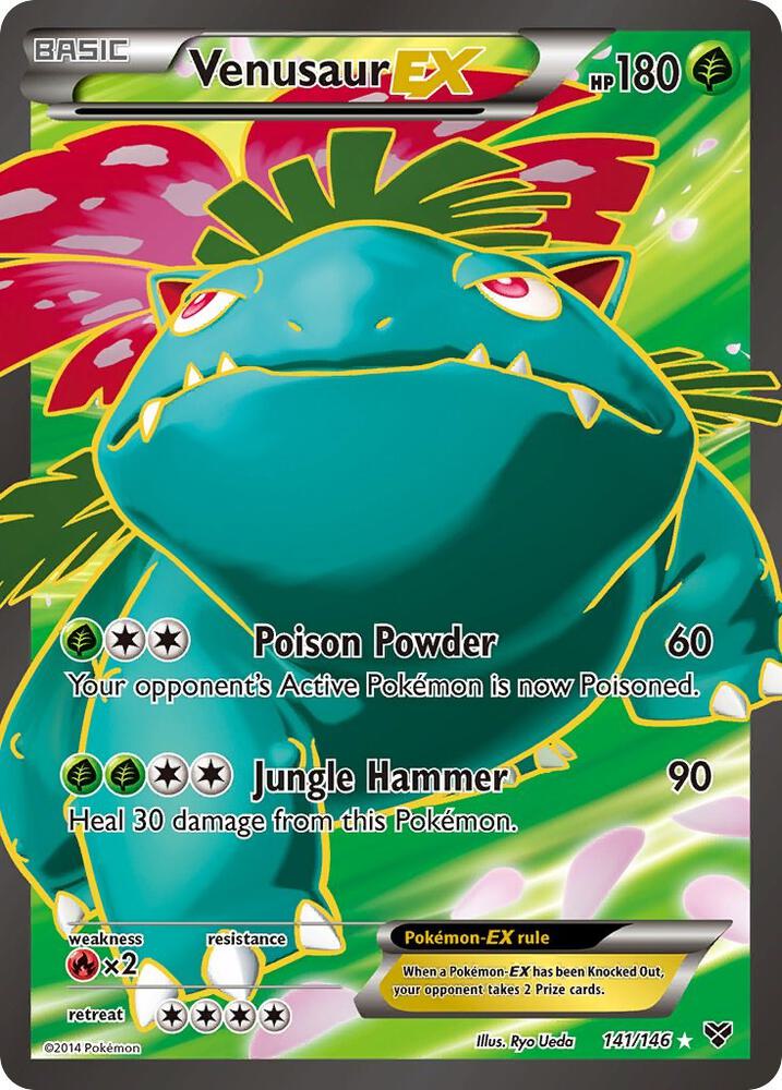 Venusaur EX (141 Full Art) | XY Base Set #141/146