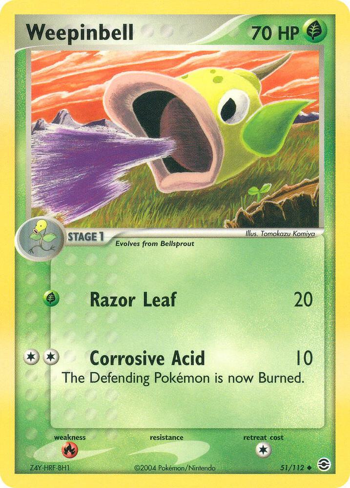 Weepinbell | EX FireRed & LeafGreen #51/112