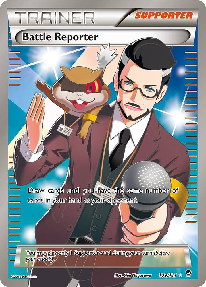 Battle Reporter (109 Full Art) | XY - Furious Fists #109/111