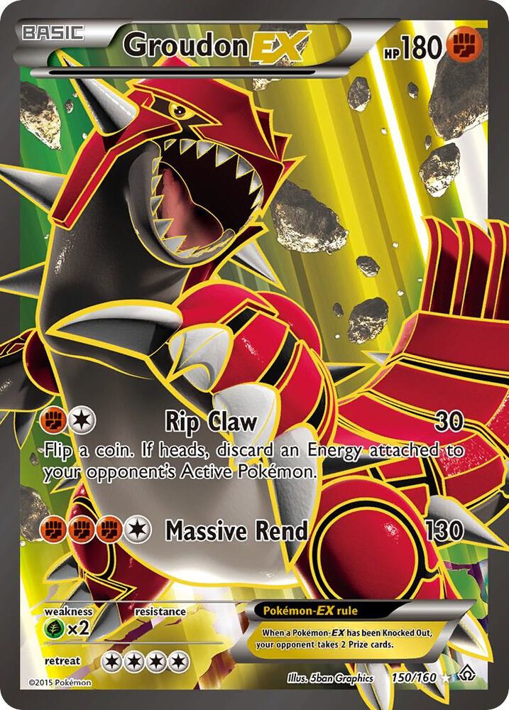 Groudon EX (150 Full Art) | XY - Primal Clash #150/160