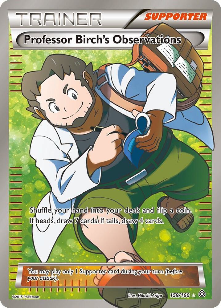 Professor Birch's Observations (159 Full Art) | XY - Primal Clash #159/160