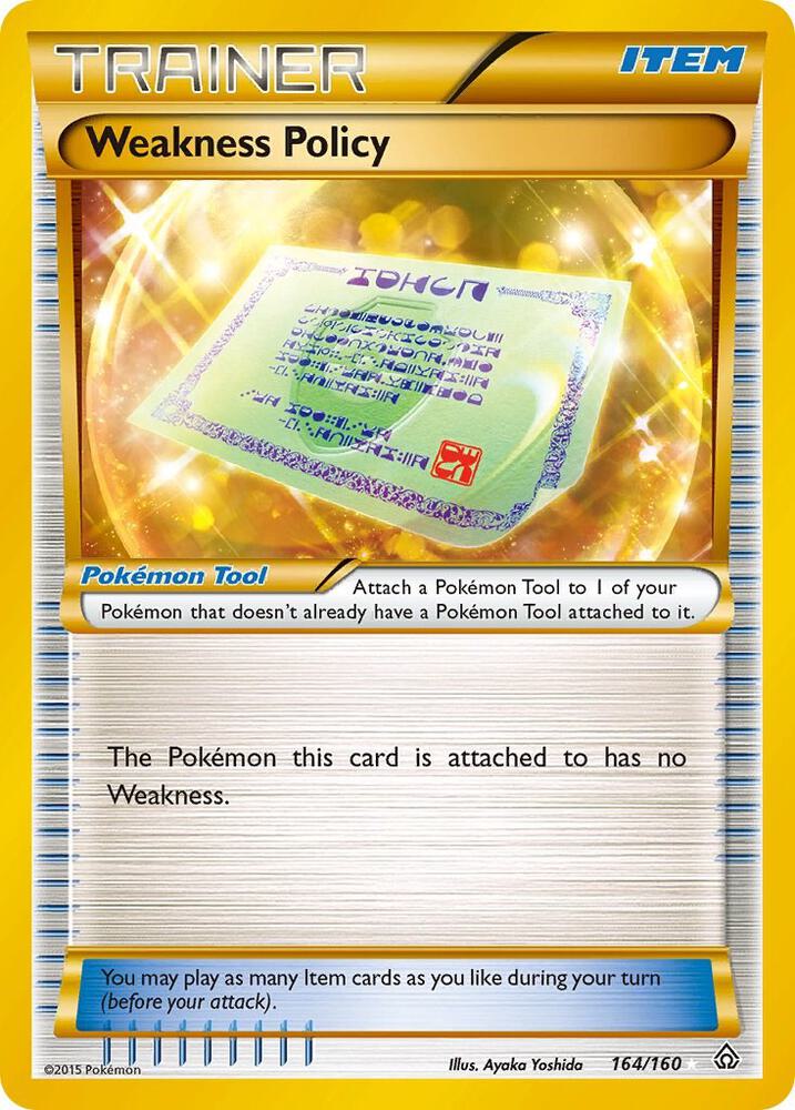 Weakness Policy (164 Secret Rare) | XY - Primal Clash #164/160