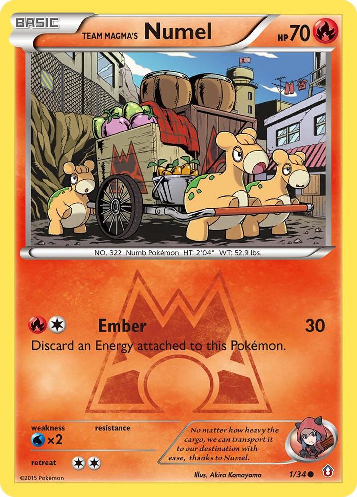 Team Magma's Numel | Double Crisis #1/34