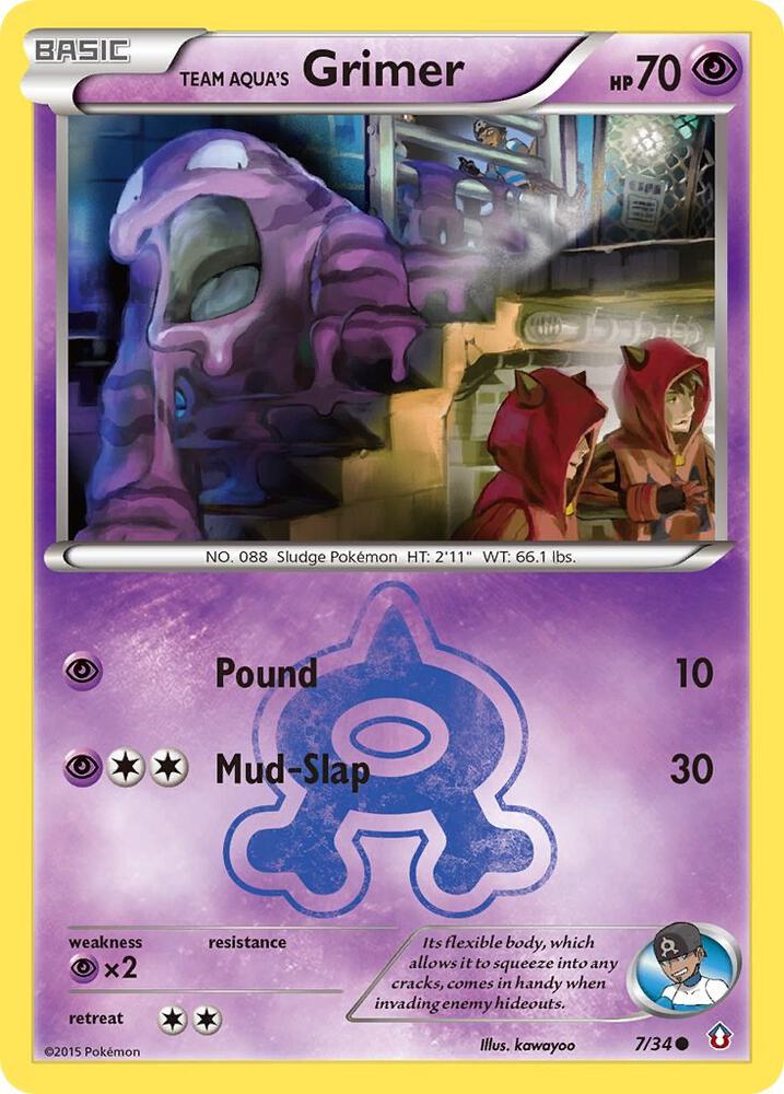 Team Aqua's Grimer | Double Crisis #7/34